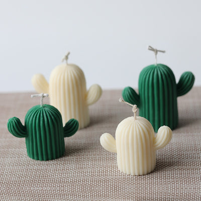Cactus Candle Silicone Mold – DIY Aromatherapy, Soap, Plaster & Craft Kit