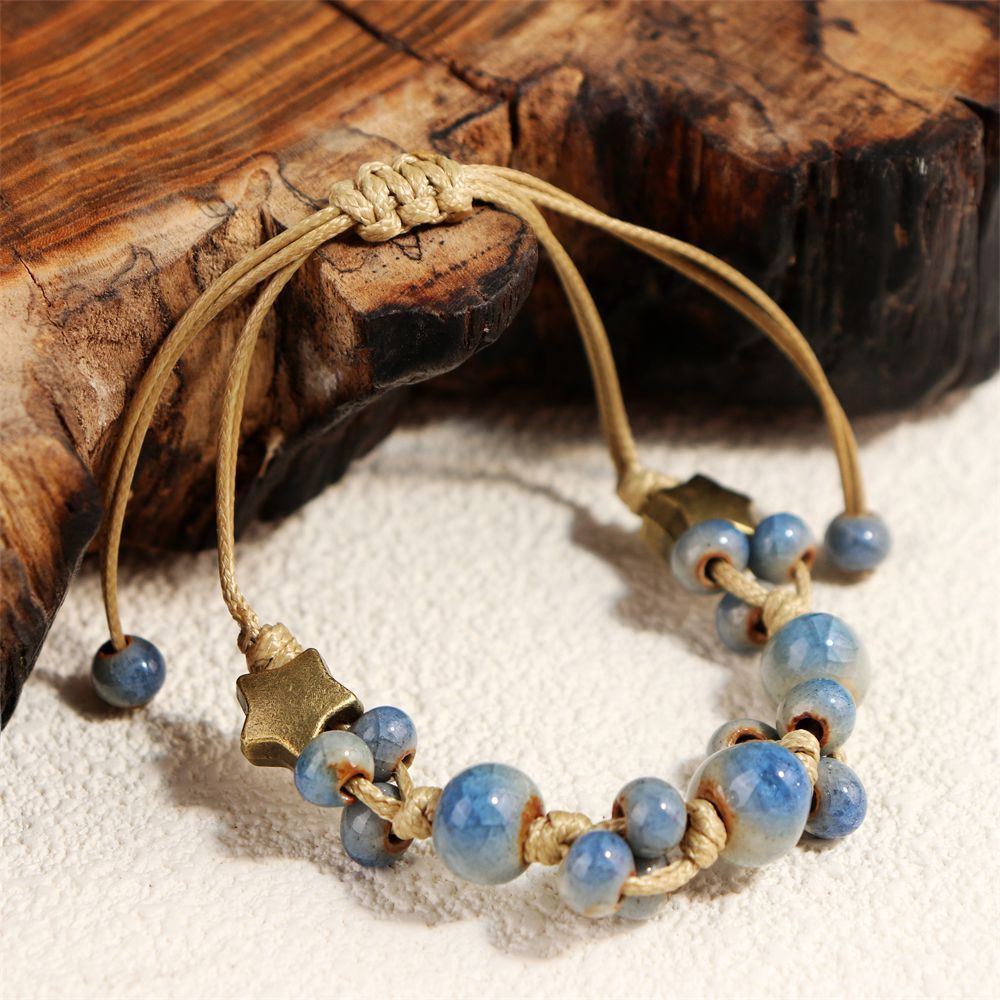 Handmade Woven Ceramic Bracelet – Simple DIY Fashion Jewelry for Women