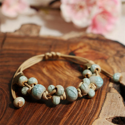 Handmade Woven Ceramic Bracelet – Simple DIY Fashion Jewelry for Women
